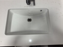 科勒（KOHLER）台盆方形台下面盆拉蒂纳浴室卫生间洗手盆陶瓷脸盆 K-2214T 18寸 实拍图