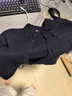 优衣库男女装法兰绒衬衫长袖衬衣纯棉薄外套25新款478118 480773 478118/69藏青色 S 实拍图