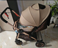 奔昂 婴儿推车可坐可躺轻便避震宝宝折叠婴儿车双向BB童车手推车 豪华版卡其+可坐可躺+可折叠+可双向推行+后高配轮 实拍图