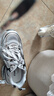 ZHR老爹鞋女复古潮流厚底内增高女鞋休闲情侣鞋子女 JT67 银色 36  实拍图