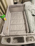 coolbaby婴儿床多功能可折叠可移动拼接床带尿布台蚊帐宝宝床 全家桶 实拍图