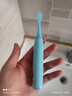 小米狼声波儿童电动牙刷3-6-12岁-15岁家用充电式全身水洗细软毛刷头牙刷超长续航深度清洁护龈防蛀去渍 【充电款3刷头】天使蓝3-12岁 实拍图