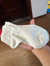 海澜之家袜子男士袜子纯棉100%纯棉袜子男中筒男袜抗菌透气短袜男纯棉长袜 白/白/白/白/白-抗菌升级 5双 均码 实拍图