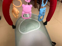 爱贝岙哄娃神器婴儿摇摇椅安抚椅新生儿宝宝摇篮躺椅哄睡带娃神器摇摇床 灰色：双层网+三挡调节+枕头+玩具 实拍图