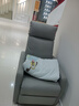 太空舱单人小户型头等太空舱沙发美甲美睫懒人电脑电动卧室摇椅子多功能 雅致灰/弹盾硅胶猫抓皮/手动坐躺 单人位 实拍图