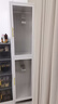 智父家用衣柜卧室铁艺宝宝衣橱出租房用钢制简易衣柜儿童衣服收纳柜子 单柜双挂衣长42宽50高185cm 实拍图