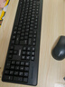 联想（Lenovo）KN210键盘鼠标套装 2.4G无线键鼠套装 全尺寸商务办公  笔记本电脑键盘台式机一体机 黑色 实拍图