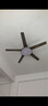 钻石牌（DIAMOND）风扇灯餐厅吊扇灯直叶扇客厅卧室吊灯吸顶电扇灯一体带灯具大灯 60寸双控直流变频【一级能效】 实拍图