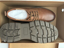 骆驼牌 男士休闲皮鞋磨砂牛皮厚底工装鞋中年爸爸 P13A201013 黄棕 41 实拍图