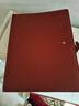 递乐 加厚皮面活页家庭证件收纳本重要证件收纳包a4收纳册证书孕检宝宝档案册 10256红棕色 实拍图