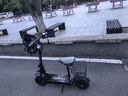 永久电动滑板车便携两轮代步车电瓶车迷你小型代驾折叠电动车锂电池 48V黑/35-45KM/旗舰版强动力 实拍图