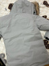 京东京造【进口极寒95鹅绒服】羽绒服男外套女冬季新款中长款 冰川灰 M 实拍图