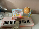 活石电子琴儿童钢琴玩具女孩生日礼物男孩早教益智玩具7-14岁 【赠全教程+配件大礼包】粉37键 六一儿童节礼物61礼物 实拍图