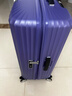 新秀丽（Samsonite）行李箱25英寸拉杆箱竖条纹大容量旅行箱包托运密码箱紫色GU9 实拍图