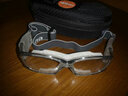 莫拉克专业篮球眼镜运动近视超轻防护眼镜篮球足球护目防撞抗冲击防滑 超轻透明灰 实拍图