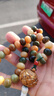彩荷原生态菩提手串绕指柔阴皮菩提根渐变手链 敦煌问天手持车挂 实拍图