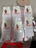 浪莎（LangSha）袜子女纯棉夏季中筒袜全棉超薄防臭透气吸汗四季白色少女学生棉袜 100%棉【网眼夏袜6双】白色 691款 均码 35至39码 实拍图
