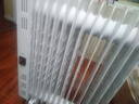 美的（Midea）【白玉】取暖器/电暖器/电暖气家用/烤火炉/13片节能速热/电热油汀/油酊/加热器/烘衣加湿HYX22N 实拍图
