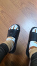 LURAD拖鞋男士女士情侣外穿室内防滑洗澡厚底凉拖家居拖鞋 黑色38-39 实拍图