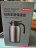 京东京造家用不锈钢保温瓶暖壶按压式热水壶保温壶2.2L钨钢灰 实拍图