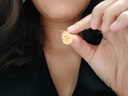 六福珠宝 足金福字黄金项链女款套链 计价 L07TBGN0007Z 约4.84克 实拍图