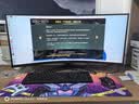 HKC 34英寸21:9带鱼屏WQHD准4K超清 1ms曲面1000R游戏电竞HDR400升降旋转显示器猎鹰  180Hz高刷 CG343U 实拍图