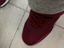 足力健大师老人鞋女中老年健步鞋妈妈鞋宽头运动鞋防滑奶奶鞋子秋冬 MX16暗红加绒棉鞋 38 实拍图