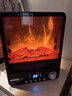WeWarm【变频恒温＋APP互联】壁炉取暖器家用暖风机仿真炭火电暖器室内外大面积速热冷暖风机1908AWT 实拍图