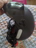 青霄 安全头盔 标准款 新国标 3C认证 抗冲击包裹式防护 电男动女四季车骑通用 黑色防晒镜片 实拍图