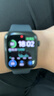 Apple/苹果 Watch SE 智能手表GPS+蜂窝款40毫米银色铝金属表壳丹宁色运动型表带S/M MXHN3CH/B 实拍图