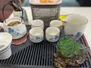 瓷牌茗茶具 汝瓷茶具泡茶器全套家用功夫茶具办公室送人茶道瓷器整套 锦绣江山提梁壶10件+茶道+观云盘 实拍图
