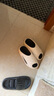 亚束2025运动拖鞋男厚底增高防滑户外踩屎感凉拖减震夏季外穿破茧系列 白黑【可拆卸内胆】 44-45 【43-44码脚拍这个】 实拍图