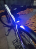 四万公里自行车尾灯三色夜骑行警告灯USB充电防水车灯太阳能充电 实拍图