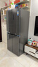 美的（Midea）61厘米薄407升十字对开四开门一级双变频风冷无霜大容量国家补贴家用电冰箱BCD-407WSPZM(E) 实拍图