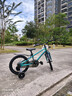 途锐达 超轻儿童自行车3-6-8岁女孩男孩脚踏车小孩学生单车16寸蜂鸟绿 实拍图