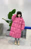 G.DUCKKIDS童装女童羽绒服冬季2025新款儿童外套白鸭绒中长款连帽衣服小女孩 星星玫红色【高品质棉服】 120 尺码5~6岁【110-120cm】 实拍图