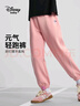 迪士尼（DISNEY）童装儿童女童针织运动长裤耐磨舒弹宽松甜裤子秋冬DB431ME19红120 实拍图