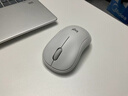 罗技（Logitech）M221 轻音鼠标 无线鼠标 办公鼠标 对称鼠标 带无线微型接收器 米白色 实拍图