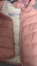 笛莎（DEESHA）童装女童轻薄羽绒服2025秋冬新款女宝宝短款三防轻盈保暖外套 烟粉 130 【充绒量：48.8g】 实拍图