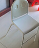 宜家（IKEA）VILDGAS维尔加儿童书桌椅进餐椅儿童餐桌椅家用 白色 实拍图