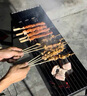 德旅烧烤炉不锈钢烧烤架子户外露营便携式可折叠碳烤架木炭家庭烤肉架 实拍图
