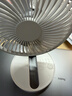 Hulker 大扇面桌面小风扇USB可充电台式办公室学生宿舍床头大风力便携电风扇 升级七叶羽静音风扇 【折叠款】3600电池/带定时功能 实拍图