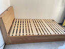 源氏木语实木双人床简约现代原木风橡木箱体床北欧卧室高箱储物床 实拍图