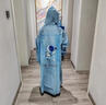 牧萌儿童雨衣带书包位男童女童女孩加长全身学生雨披 黄色恐龙 4XL 实拍图
