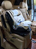 bebebus领航家儿童安全座椅0-4-8岁360度旋转婴儿宝宝儿童车载宝宝座椅 香槟金【独家记忆棉】 实拍图