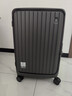 皇冠（CROWN）拉链铝框箱行李箱大容量万向轮侧开旅行箱暑期出游箱5278-25-铁灰 实拍图