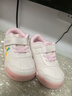 泰兰尼斯秋冬新款学步鞋童鞋女童软底机能鞋男童包头宝宝鞋网面透气面包鞋 白/粉 冬款-加绒（拍大一码） 24 内长15.5cm 脚长14.5cm 实拍图
