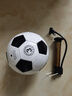 幼儿园儿童3号足球小学生专用耐磨训练球5号4号软皮初中中考训练 3号-黑白块足球 推荐6岁以下 打气筒+球针网兜 实拍图