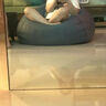 柚公馆科技布懒人沙发豆袋超大号可躺可睡榻榻米阳台单人人类狗窝 【科技布】米黄色 【中号EPP】120*80cm 实拍图