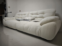 卡尔适奶油风布艺沙发客厅2025新款小户型防猫抓布雪尼尔直排沙发太空云 【云端舒适坐感】2.8米多人位 【防螨亲肤母婴级】雪尼尔 实拍图